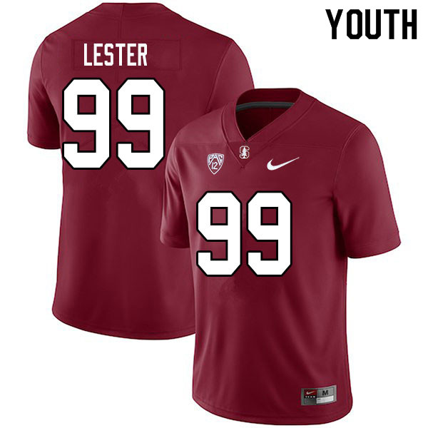 Youth #99 Zephron Lester Stanford Cardinal College Football Jerseys Sale-Cardinal